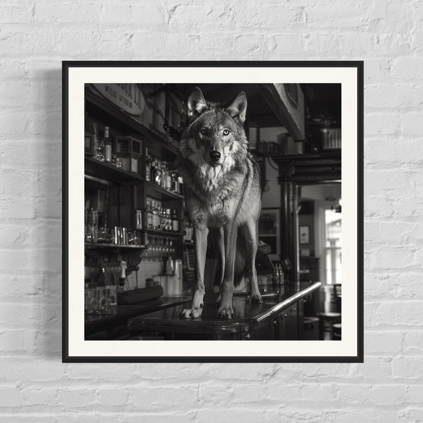 "LONE RANGER" 40"x40" Gallery Framed Print