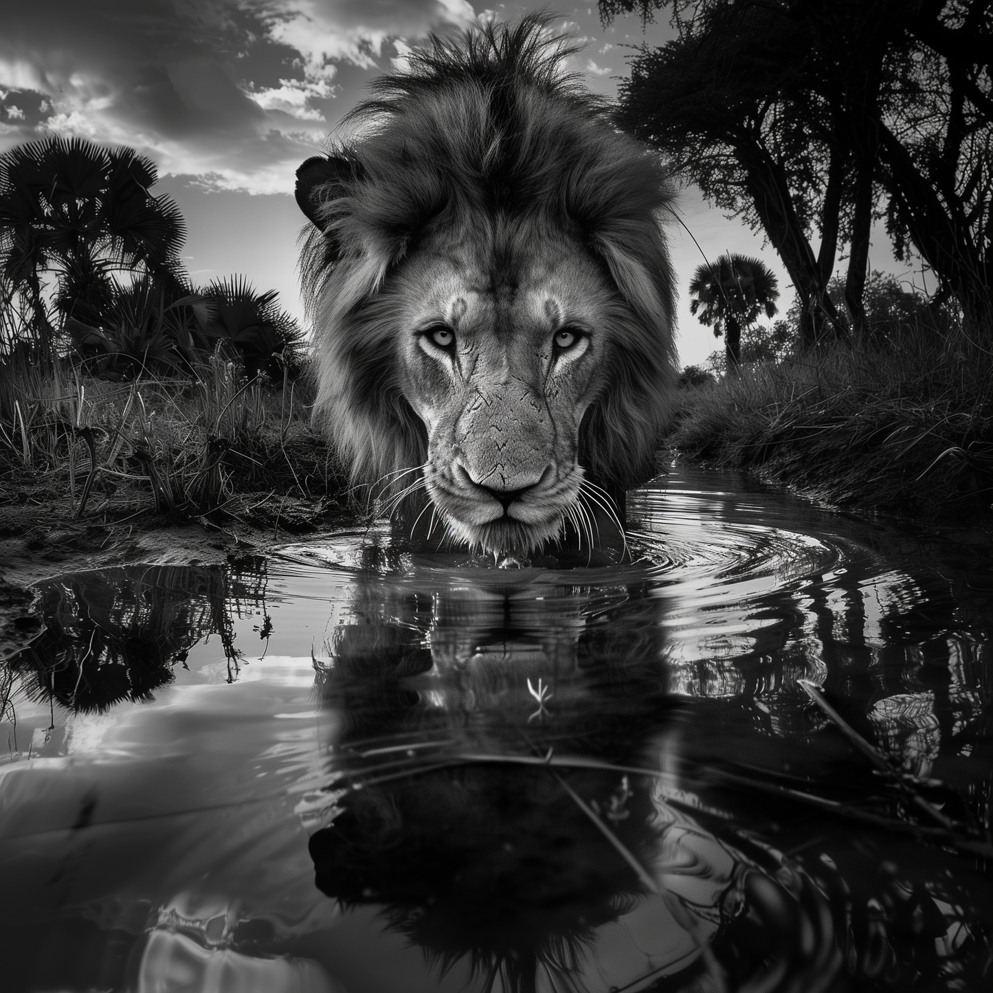 "KING" 40"x52.5" Gallery Framed Print