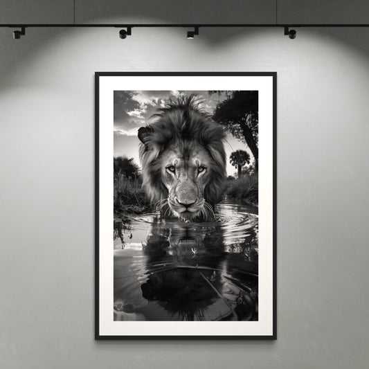 "KING" 40"x52.5" Gallery Framed Print