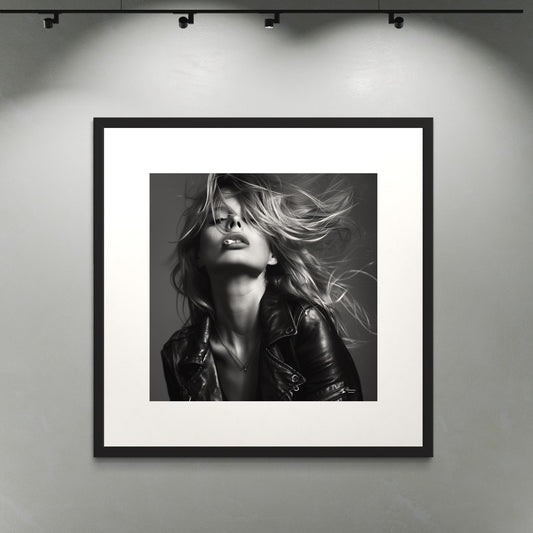 "SMOKESHOW" 40"x40" Gallery Framed Print